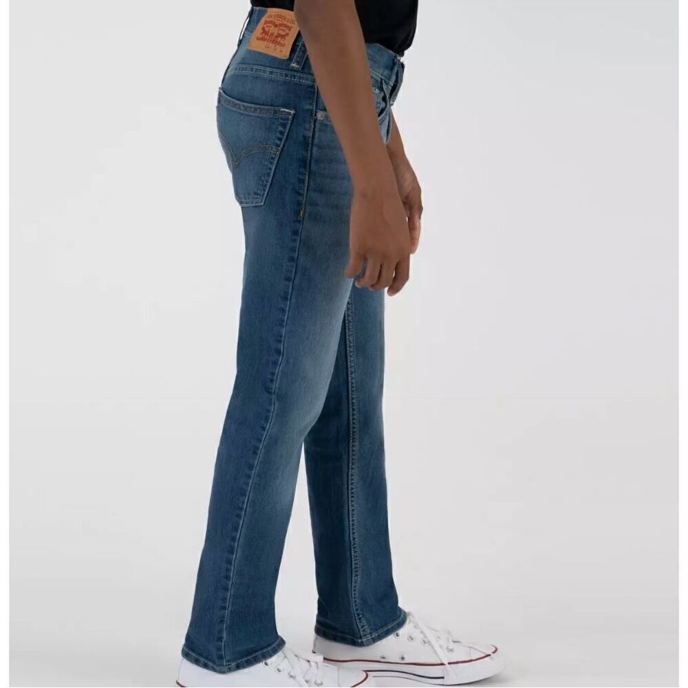 NWT Youth Boys 511 Slim Fit Flex Stonewash Jeans w Stretch - Sz 12